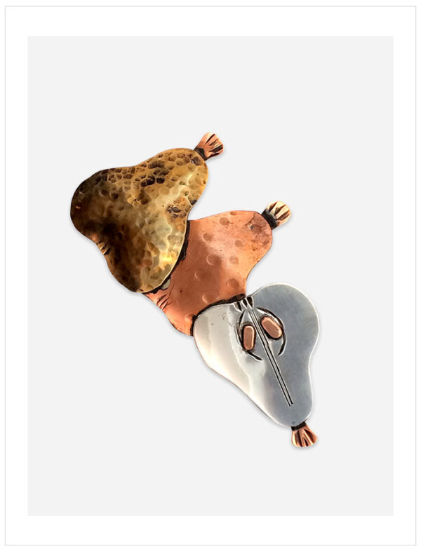 3 Fine Pears Pin