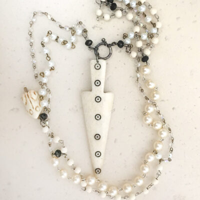 Bone Arrow Necklace