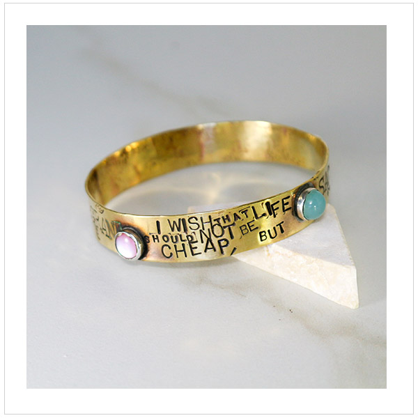 Sacred Brass Bangle