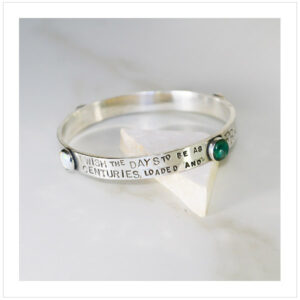 I Wish the Days Sterling Bangle