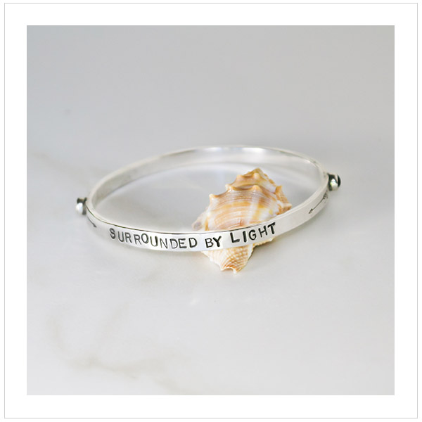 Surrounded by Love Sterling Bangle