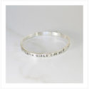 Clever Girls Sterling Bangle